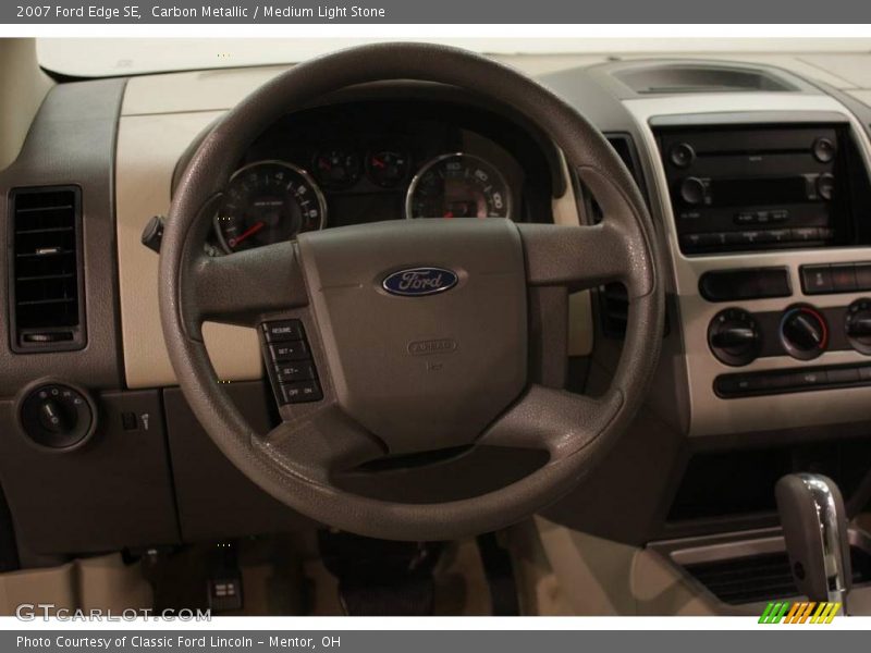 Carbon Metallic / Medium Light Stone 2007 Ford Edge SE