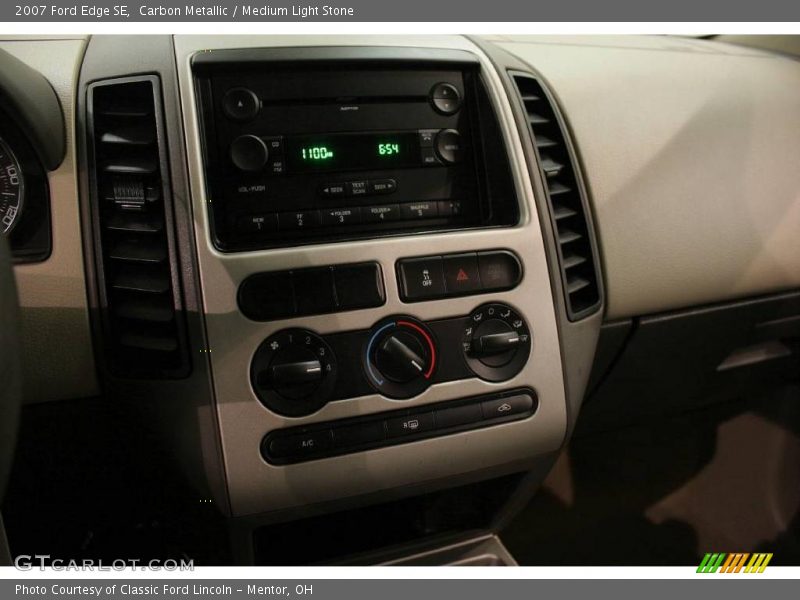 Carbon Metallic / Medium Light Stone 2007 Ford Edge SE