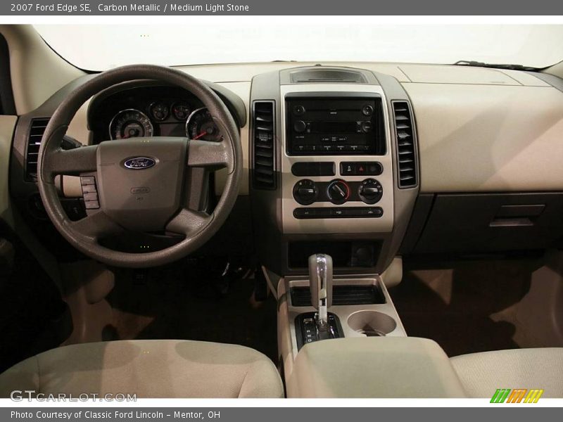Carbon Metallic / Medium Light Stone 2007 Ford Edge SE