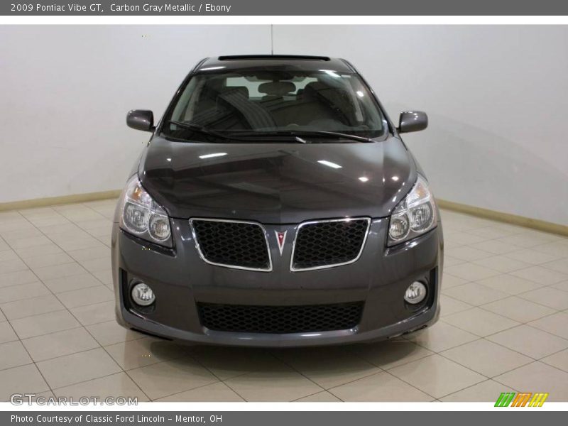 Carbon Gray Metallic / Ebony 2009 Pontiac Vibe GT