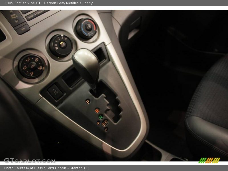 Carbon Gray Metallic / Ebony 2009 Pontiac Vibe GT