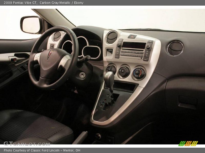 Carbon Gray Metallic / Ebony 2009 Pontiac Vibe GT