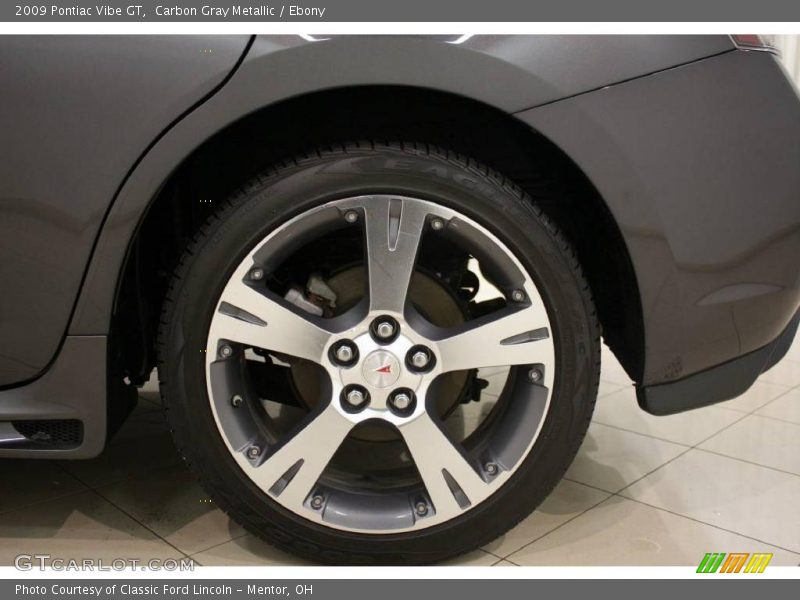 Carbon Gray Metallic / Ebony 2009 Pontiac Vibe GT