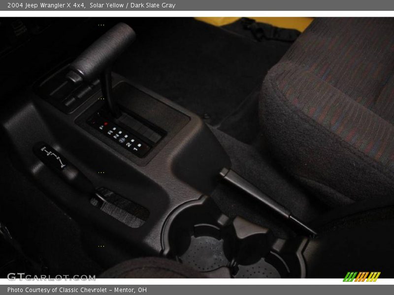 Solar Yellow / Dark Slate Gray 2004 Jeep Wrangler X 4x4