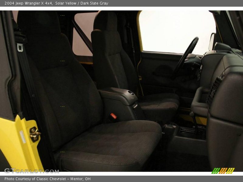 Solar Yellow / Dark Slate Gray 2004 Jeep Wrangler X 4x4