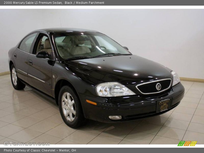 Black / Medium Parchment 2000 Mercury Sable LS Premium Sedan