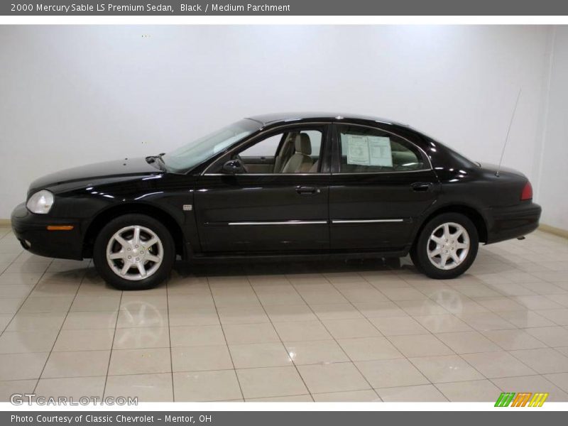 Black / Medium Parchment 2000 Mercury Sable LS Premium Sedan