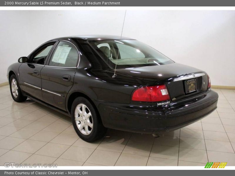 Black / Medium Parchment 2000 Mercury Sable LS Premium Sedan