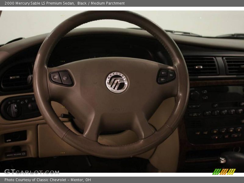 Black / Medium Parchment 2000 Mercury Sable LS Premium Sedan