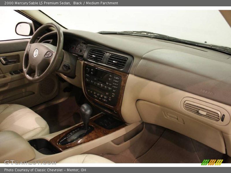Black / Medium Parchment 2000 Mercury Sable LS Premium Sedan