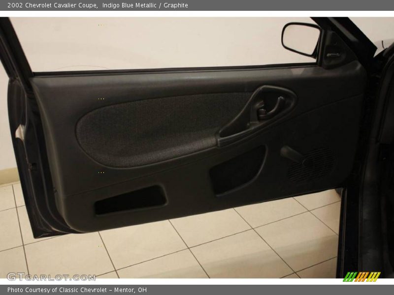 Indigo Blue Metallic / Graphite 2002 Chevrolet Cavalier Coupe