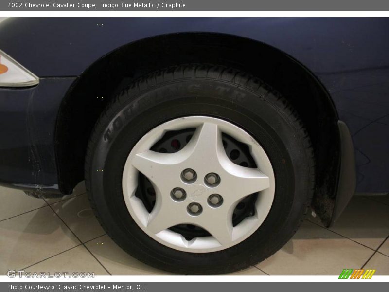 Indigo Blue Metallic / Graphite 2002 Chevrolet Cavalier Coupe