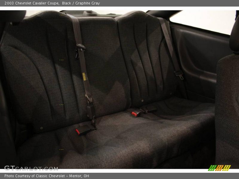 Black / Graphite Gray 2003 Chevrolet Cavalier Coupe