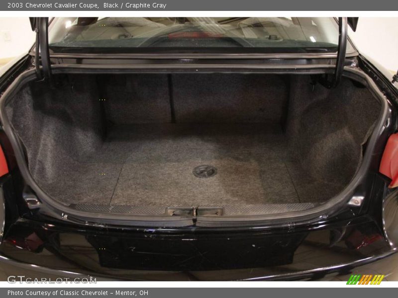 Black / Graphite Gray 2003 Chevrolet Cavalier Coupe