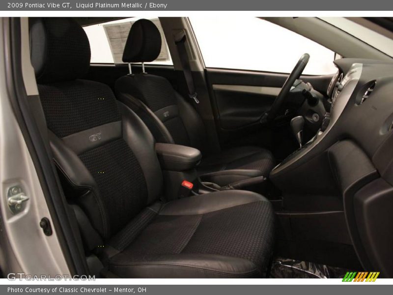 Liquid Platinum Metallic / Ebony 2009 Pontiac Vibe GT