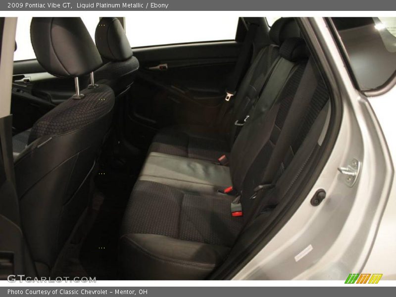 Liquid Platinum Metallic / Ebony 2009 Pontiac Vibe GT