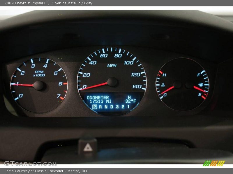 Silver Ice Metallic / Gray 2009 Chevrolet Impala LT