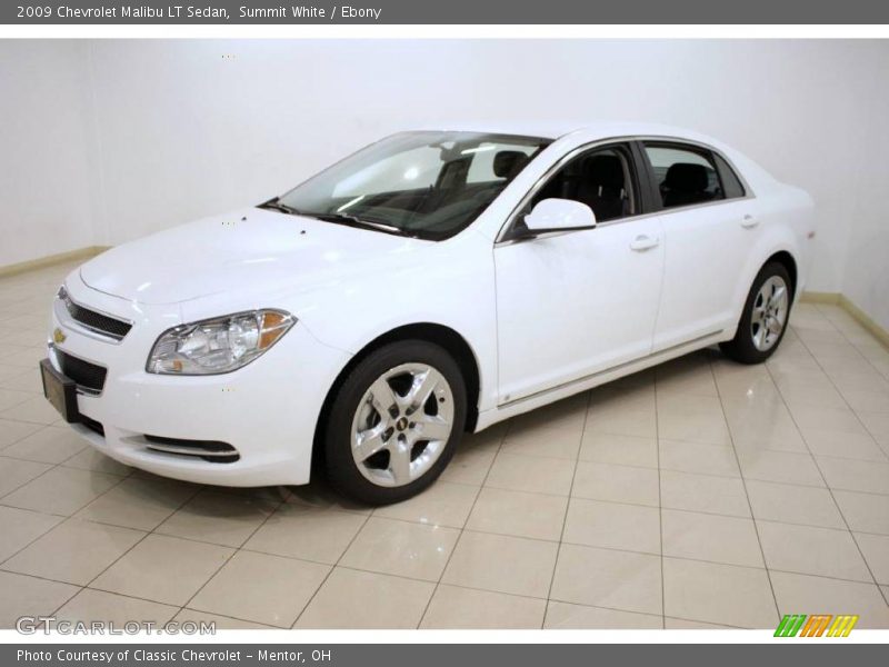 Summit White / Ebony 2009 Chevrolet Malibu LT Sedan
