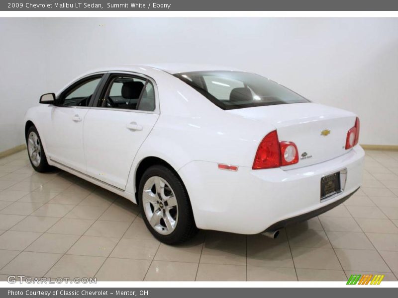 Summit White / Ebony 2009 Chevrolet Malibu LT Sedan