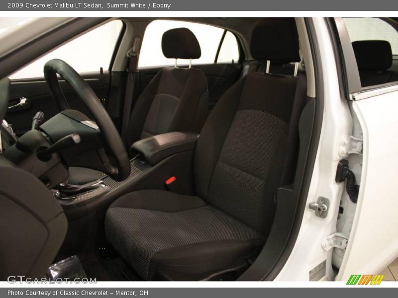 Summit White / Ebony 2009 Chevrolet Malibu LT Sedan