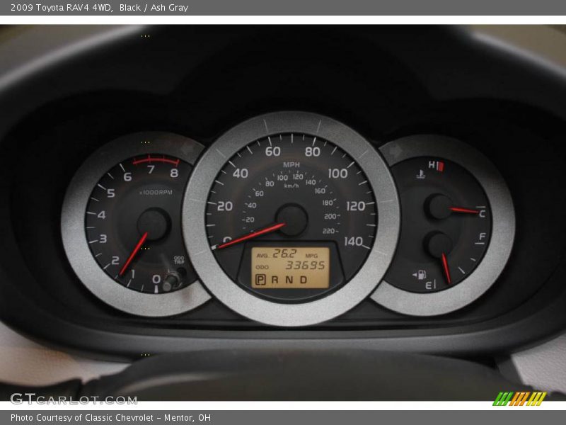 Black / Ash Gray 2009 Toyota RAV4 4WD