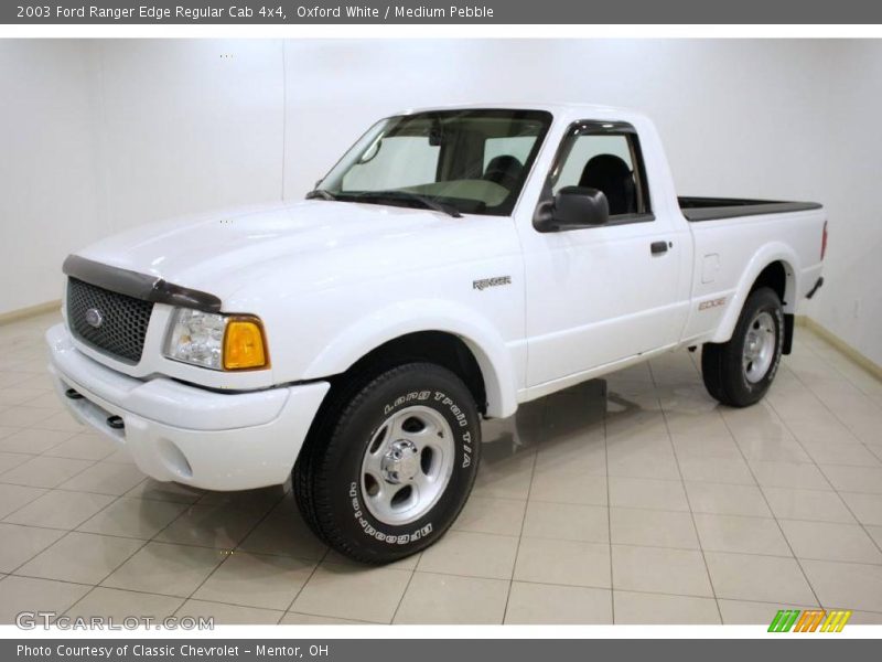Oxford White / Medium Pebble 2003 Ford Ranger Edge Regular Cab 4x4