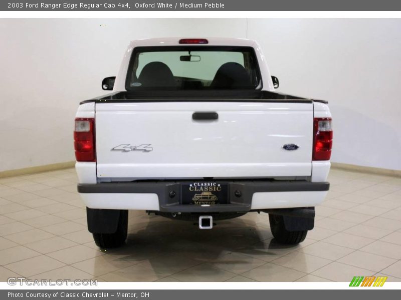 Oxford White / Medium Pebble 2003 Ford Ranger Edge Regular Cab 4x4