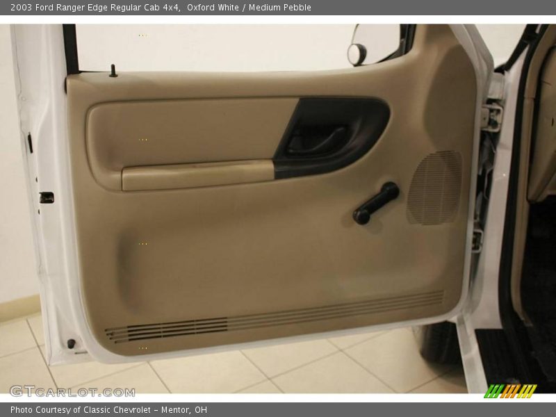 Oxford White / Medium Pebble 2003 Ford Ranger Edge Regular Cab 4x4