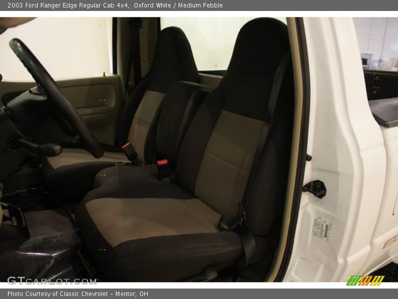 Oxford White / Medium Pebble 2003 Ford Ranger Edge Regular Cab 4x4