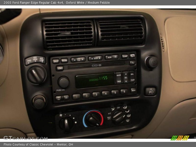 Oxford White / Medium Pebble 2003 Ford Ranger Edge Regular Cab 4x4