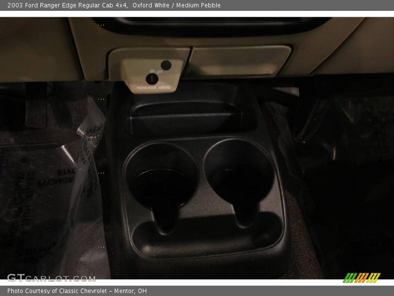 Oxford White / Medium Pebble 2003 Ford Ranger Edge Regular Cab 4x4