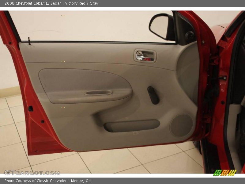 Victory Red / Gray 2008 Chevrolet Cobalt LS Sedan