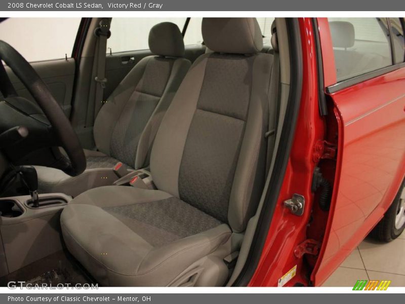 Victory Red / Gray 2008 Chevrolet Cobalt LS Sedan