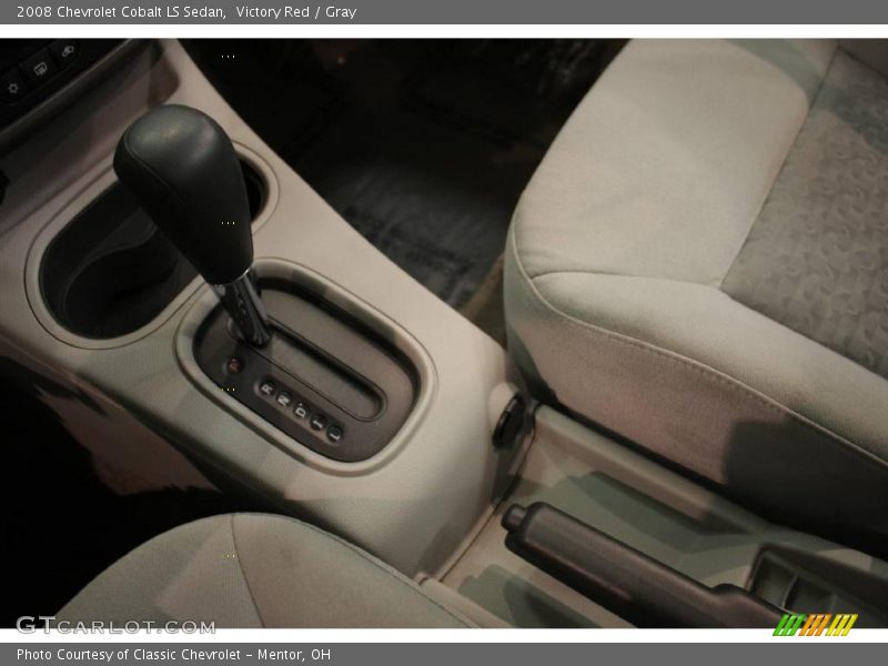 Victory Red / Gray 2008 Chevrolet Cobalt LS Sedan