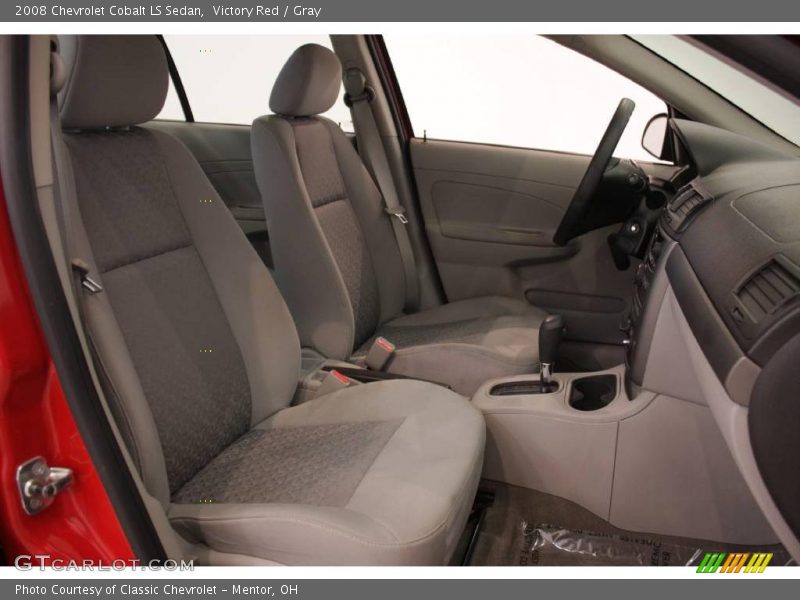 Victory Red / Gray 2008 Chevrolet Cobalt LS Sedan