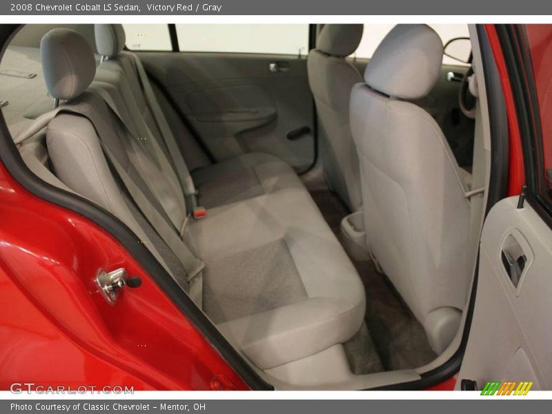 Victory Red / Gray 2008 Chevrolet Cobalt LS Sedan