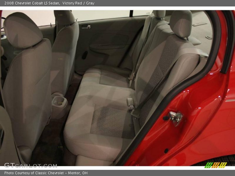 Victory Red / Gray 2008 Chevrolet Cobalt LS Sedan