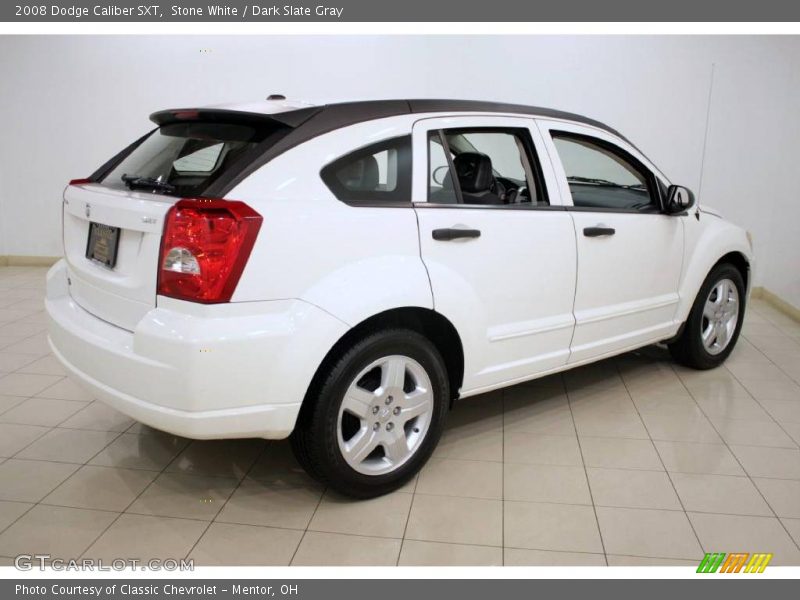 Stone White / Dark Slate Gray 2008 Dodge Caliber SXT
