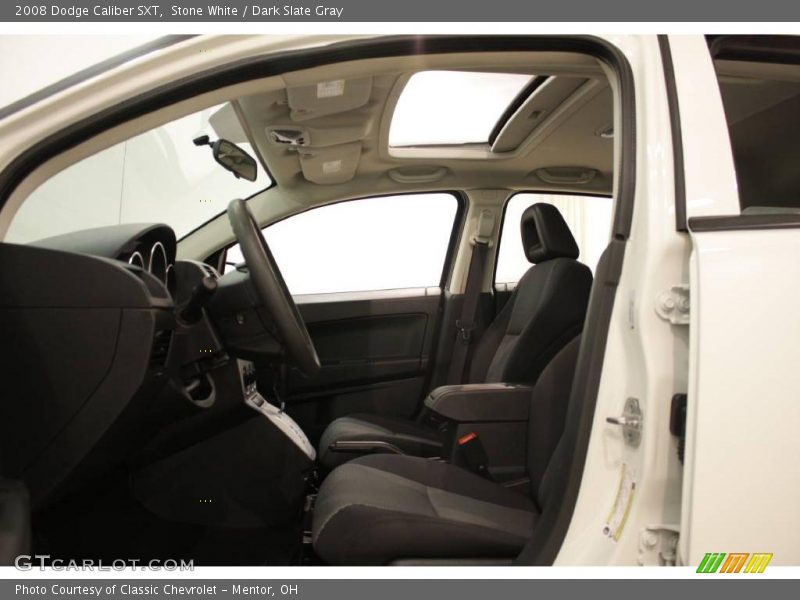 Stone White / Dark Slate Gray 2008 Dodge Caliber SXT