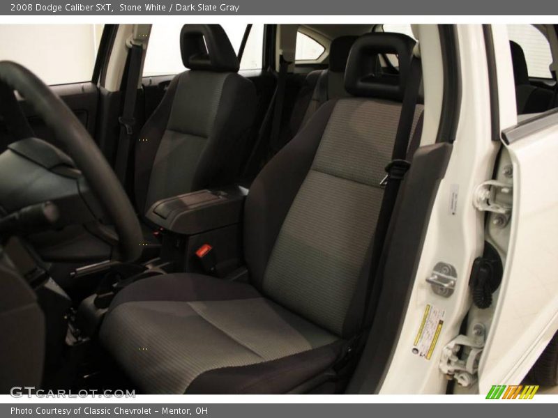 Stone White / Dark Slate Gray 2008 Dodge Caliber SXT