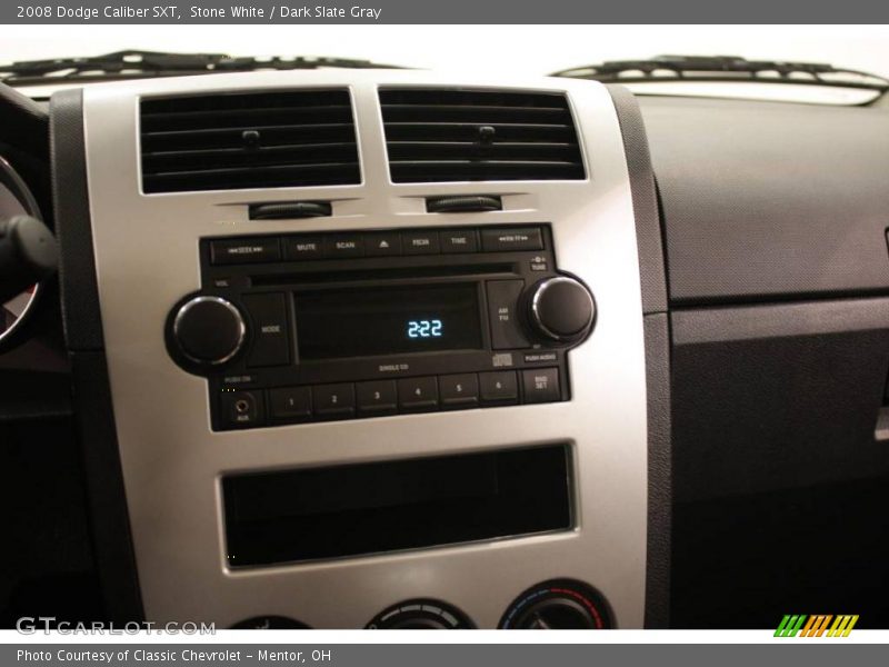 Stone White / Dark Slate Gray 2008 Dodge Caliber SXT