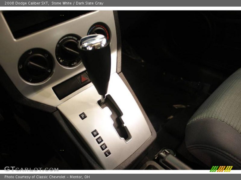 Stone White / Dark Slate Gray 2008 Dodge Caliber SXT