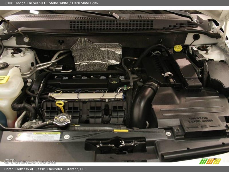 Stone White / Dark Slate Gray 2008 Dodge Caliber SXT