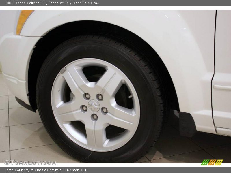 Stone White / Dark Slate Gray 2008 Dodge Caliber SXT