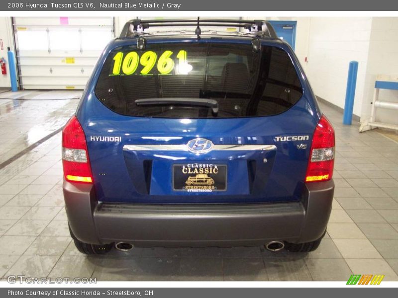 Nautical Blue Metallic / Gray 2006 Hyundai Tucson GLS V6