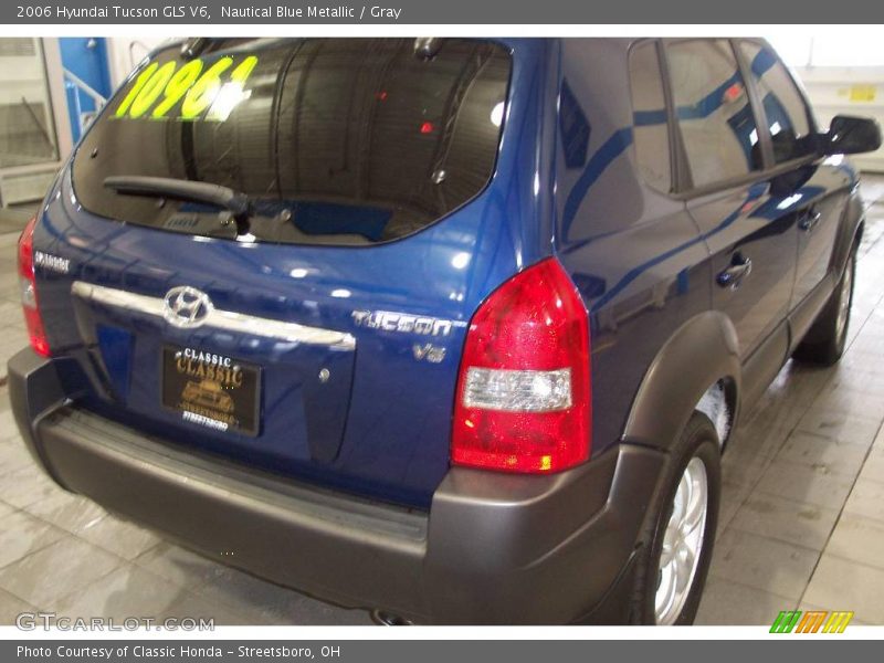 Nautical Blue Metallic / Gray 2006 Hyundai Tucson GLS V6