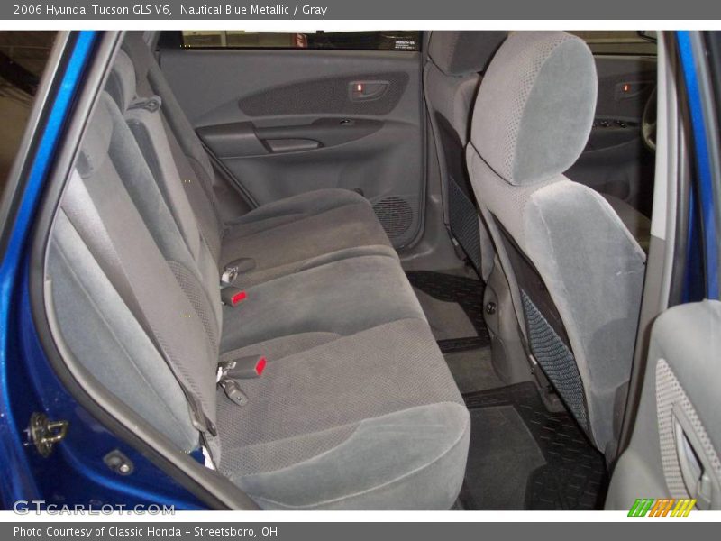 Nautical Blue Metallic / Gray 2006 Hyundai Tucson GLS V6