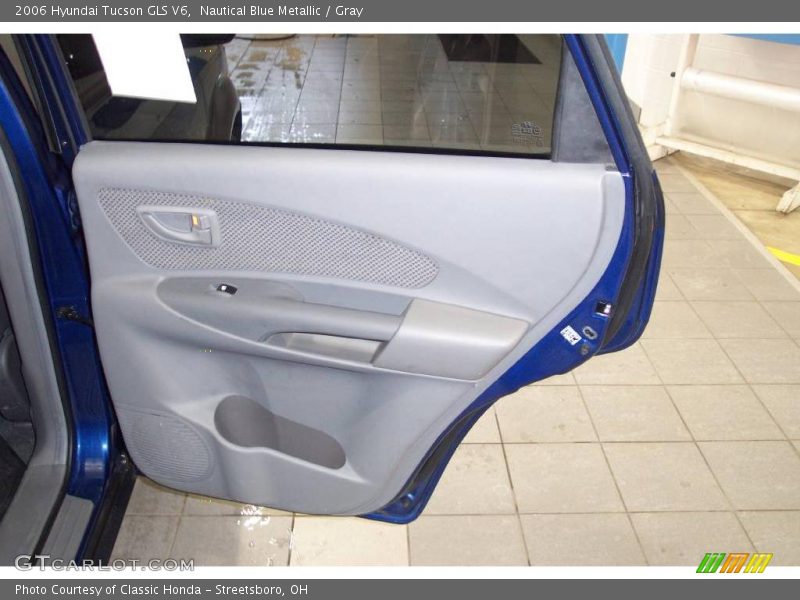 Nautical Blue Metallic / Gray 2006 Hyundai Tucson GLS V6