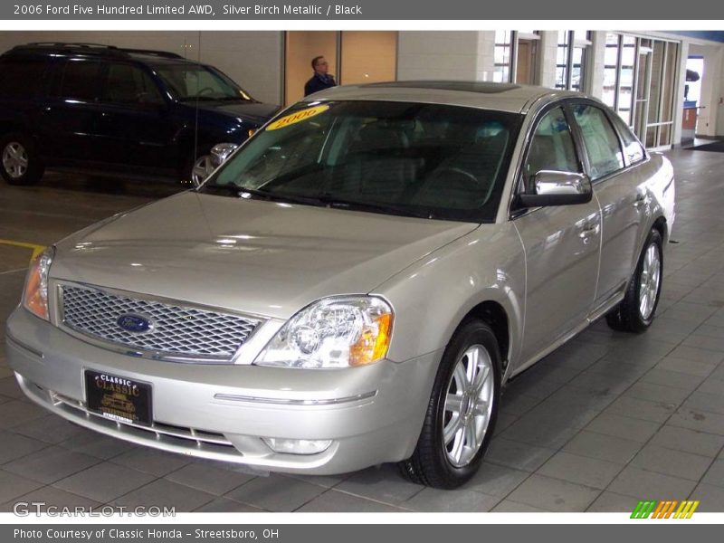 Silver Birch Metallic / Black 2006 Ford Five Hundred Limited AWD