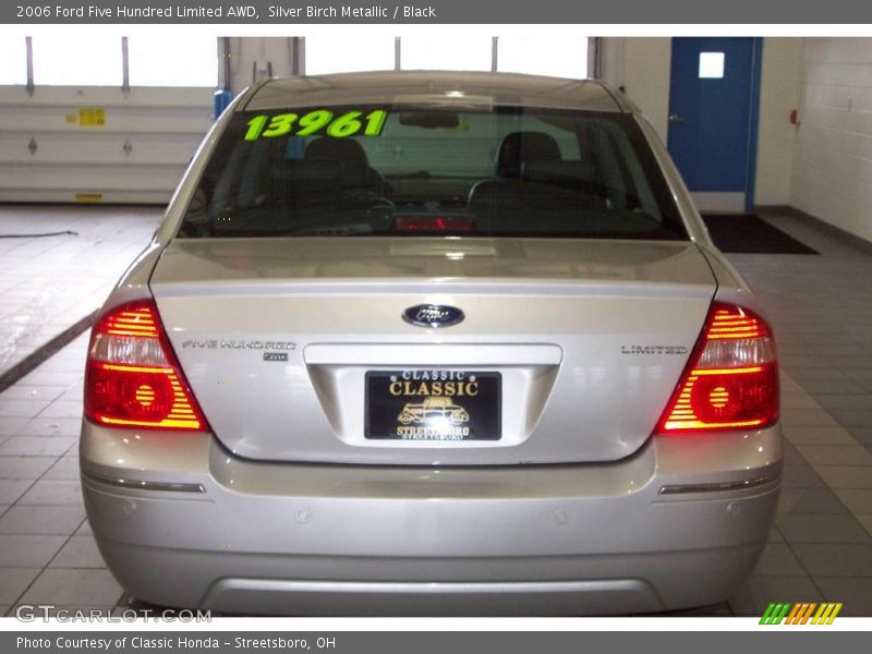 Silver Birch Metallic / Black 2006 Ford Five Hundred Limited AWD